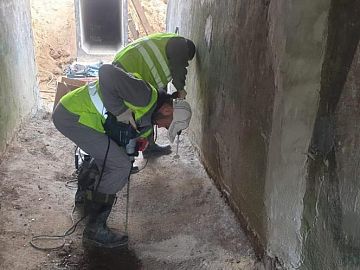 Бурение инъекционных шпуров