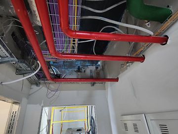 Монтаж системы КСУ в стеснённых условиях