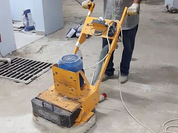 Шлифовка поверхности бетона