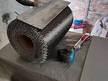 Подготовка композита на монтажном столе