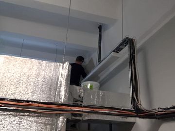 Усиленные конструкции после проведения всех работ и восстановления отделки на усиленных участках