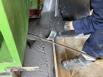 Процесс подливки Манопокс 337