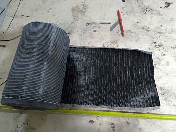 Раскрой холстов согласно схемы расчетов по усиления ФАП