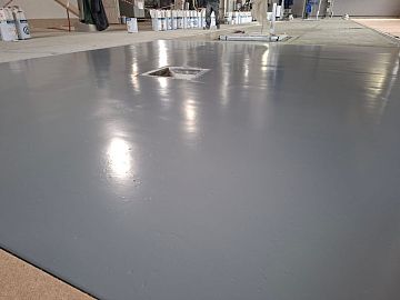 Следующий выполненный участок составом ДенсТоп ПМ 605 Тровел