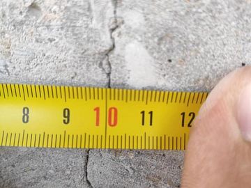 Замер трещины