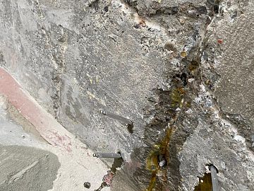 Инъектирование трещин эпоксидным составом Манопокс 352