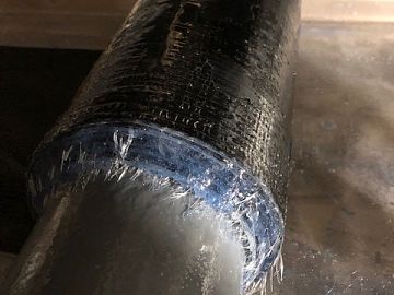 Вид подготовленного для монтажа рулона