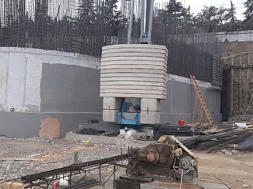 Нанесеннный Стармекс Сил Флекс на заглубленной части комплекса