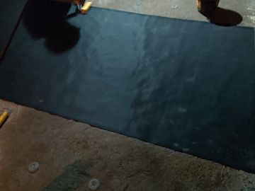 Подготовка горизонтальной поверхности к монтажу мембраны