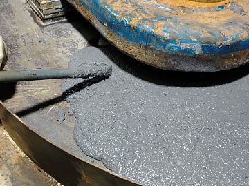 Распределение состава под оборудованием