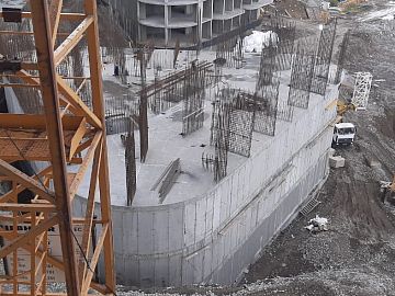 Нанесеннный Стармекс Сил Флекс на заглубленной части комплекса