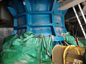 Корпус агрегата для измельчения минерального сырья