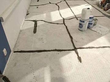 Устранение дефектов составом Манопокс 331 и грунтовкой ДенсТоп ЭП 106