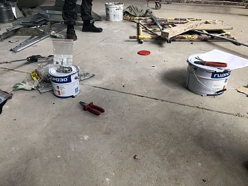 Материал на объекте