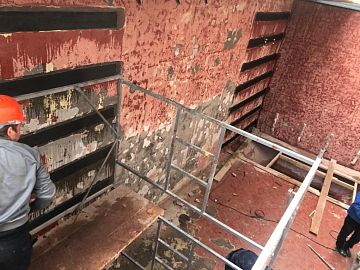 Армошел КВ 500, монтированный на внутреннюю поверхность резервуара как дополнительное армирование