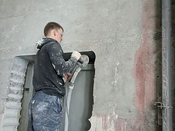 Подготовка основания к монтажу системы усиления КСУ