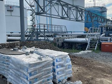 Выгрузка материала