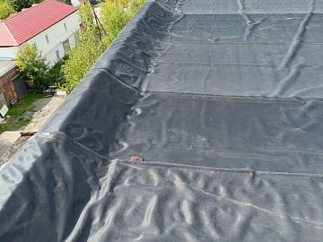 Монтаж ЭПДМ мембраны Преласти СТ