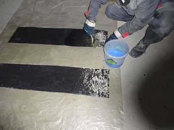 Пропитка клеевым составом заранее нарезанных по размером Армошел КВ 200