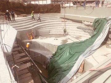 Устройство гидроизоляционного слоя Стармекс Сил Флекс в бассейнах