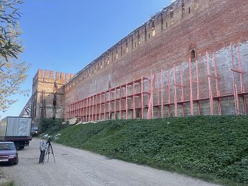 Крепостные башни и стены XVI-XVIII вв. Прясло 1, 29, 30 Башня Волкова, г. Смоленск