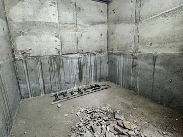 Заглубленная часть здания, требующая гидроизоляции