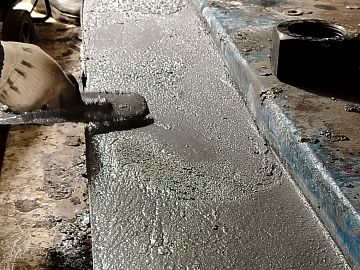 Заглаживание под опалубку