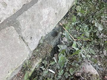 Вид заполненных скважин