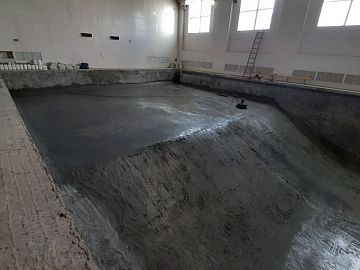 Вид готовой уложенной стяжки