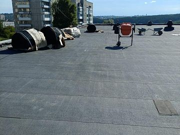 ЭПДМ мембрана Преласти СТ на объекте