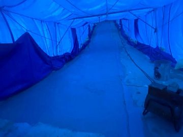 Производство работ по нанесению второго слоя ДенсТоп МС 351 по Армошел ГТ 100