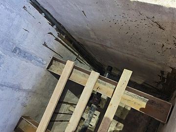 Устранение замечаний после гидроиспытаний, иньектирование Манопур 144