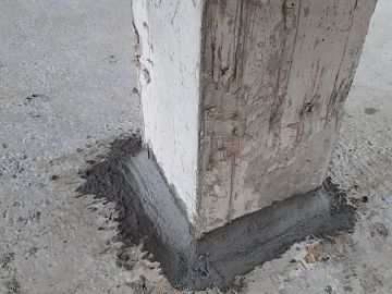 Галтель из Стармекс РМ3 по периметру колонны