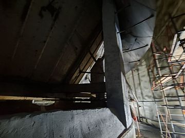 Внутренняя часть башни после проведения работ