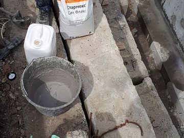 Материал Гидрозо на объекте