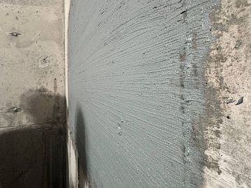 Внешний вид сразу после нанесения материала Стармекс Эласт