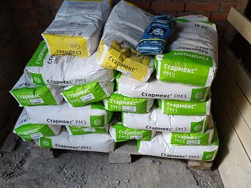 Материалы Гидрозо на объекте