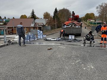 Залитые переходные зоны деформационного шва