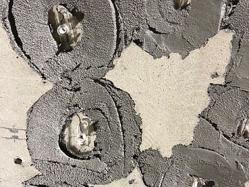 Шпаклевание трещин и пакера