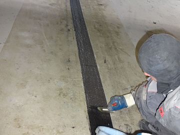 Пропитка клеем Манопокс 372 холста Армошел КВ 900