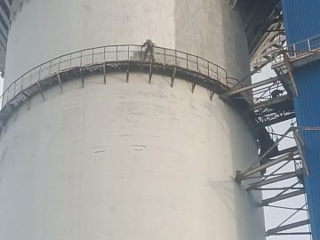 Нанесение второго защитного слоя акрилового состава на растворителях ДенсТоп АК 232