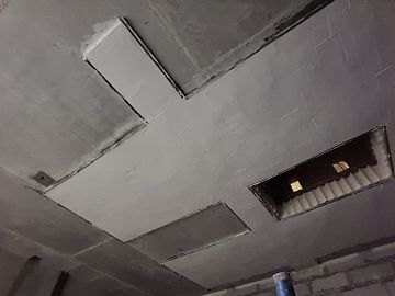 Вид смонтированной огнезащиты