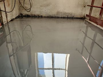 Вид захватки после укладки