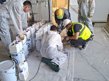 Подготовка и инструктаж перед нанесением покрытия