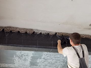 Монтаж анкеров сформированных из Армошел КВ 200