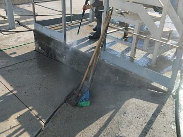 Подготовка трещин основания