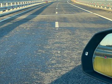 Внешний вид деформационного шва после ввода в эксплуатацию.