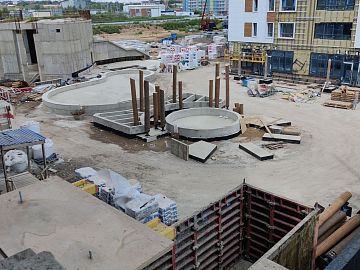 Материал на объекте