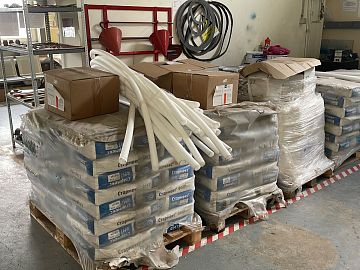 Материал на объекте