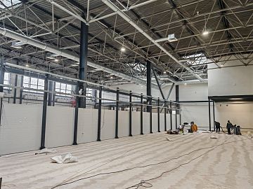 Подготовка основания на основном участке перед нанесением полиуретан-цементной системы ДенсТоп ПМ 605 Тровел